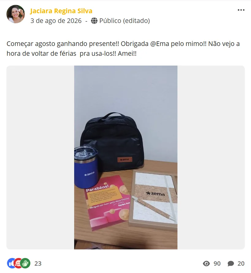 Vencedoras compartilhando a premiação no Conectize