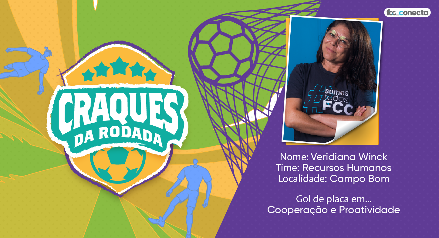 Card de reconhecimento — Veridiana Winck, Recursos Humanos