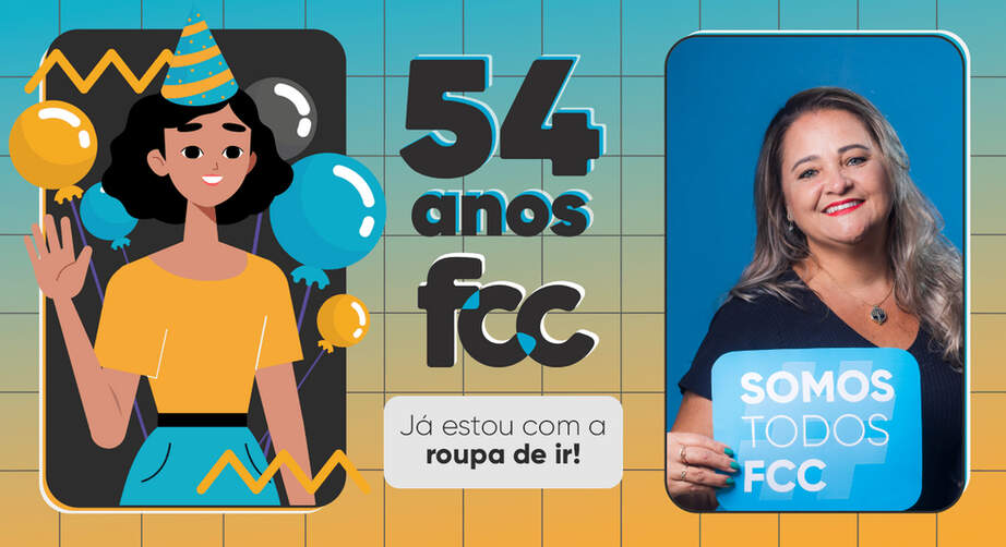 Moldura 54 anos FCC — 'Já estou com a roupa de ir!'