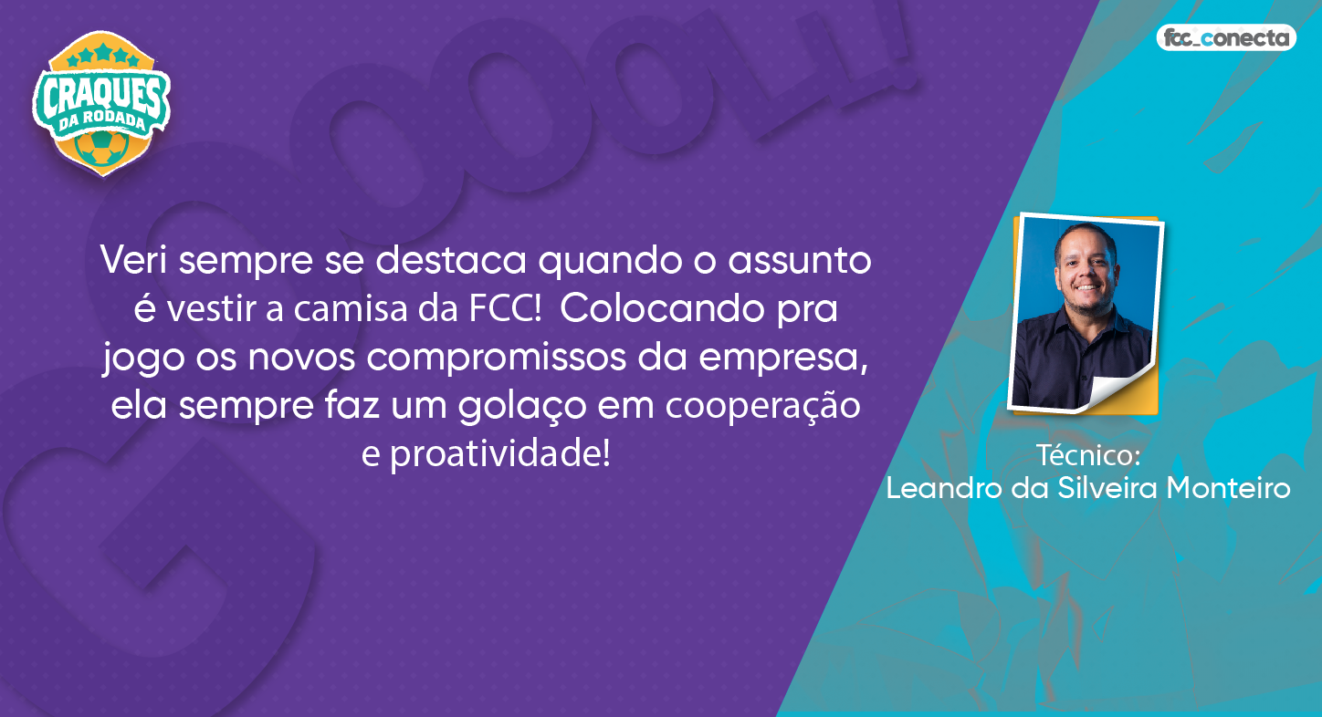 Card com depoimento do líder — Leandro da Silveira Monteiro