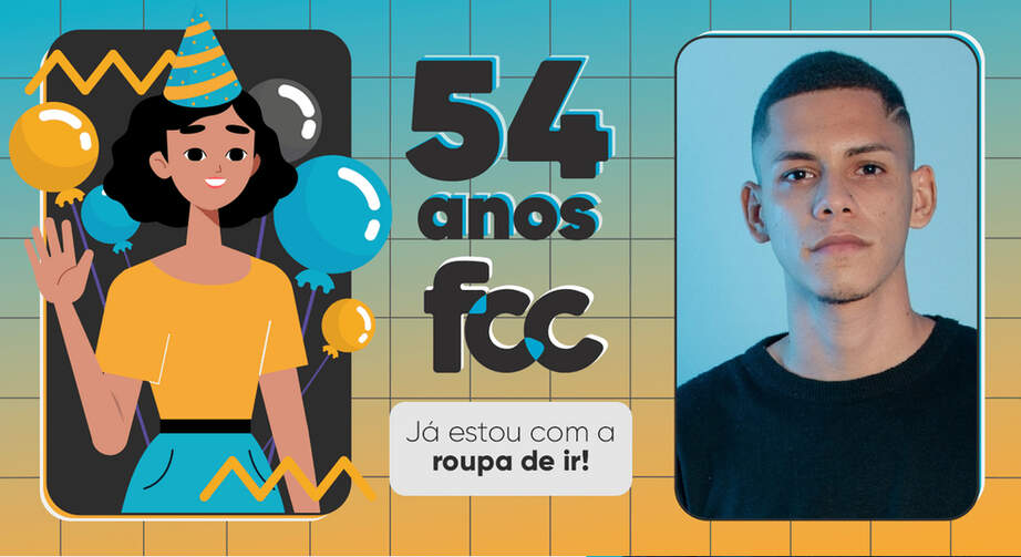 Moldura 54 anos FCC — 'Já estou com a roupa de ir!'